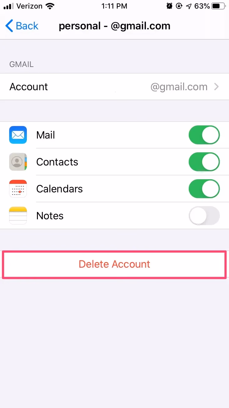 How to remove email account from iPhone & iPad?