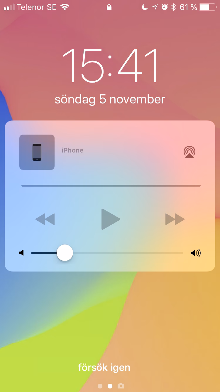 How to remove music widget from iPhone lock screen?