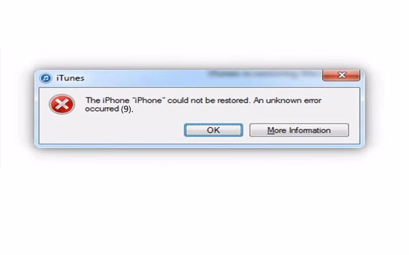 What if my iPhone could not be restored in iTunes?