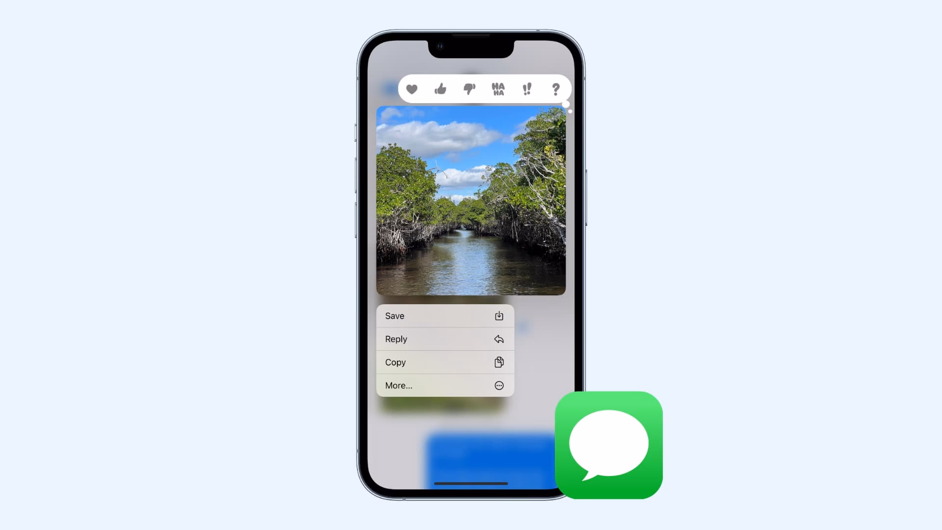 How to save photos from text messages on iPhone?