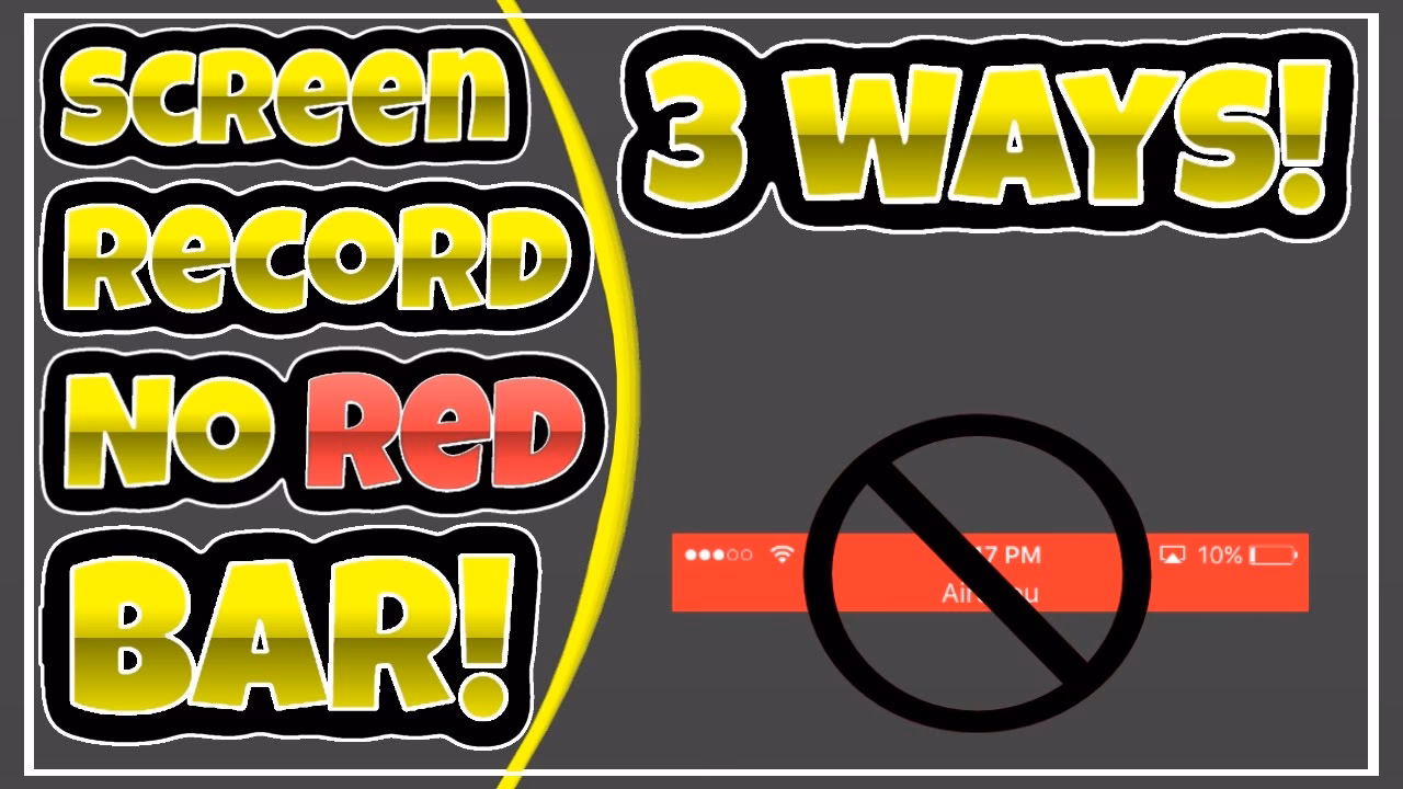 How to record iPhone screen?