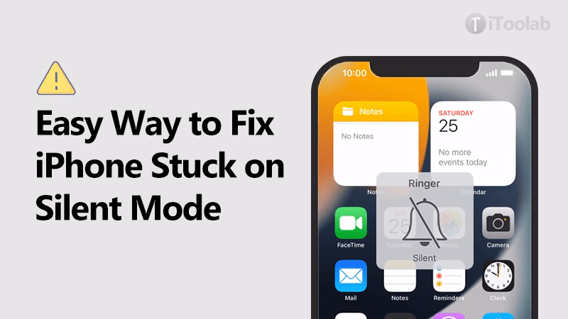How to fix iPhone stuck on silent?