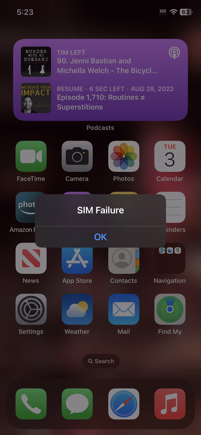 Why is my iPhone SIM not working?