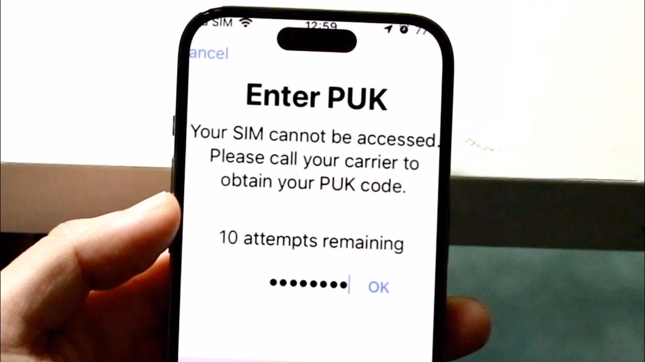 Why does my sim card lock if I enter the wrong PIN?
