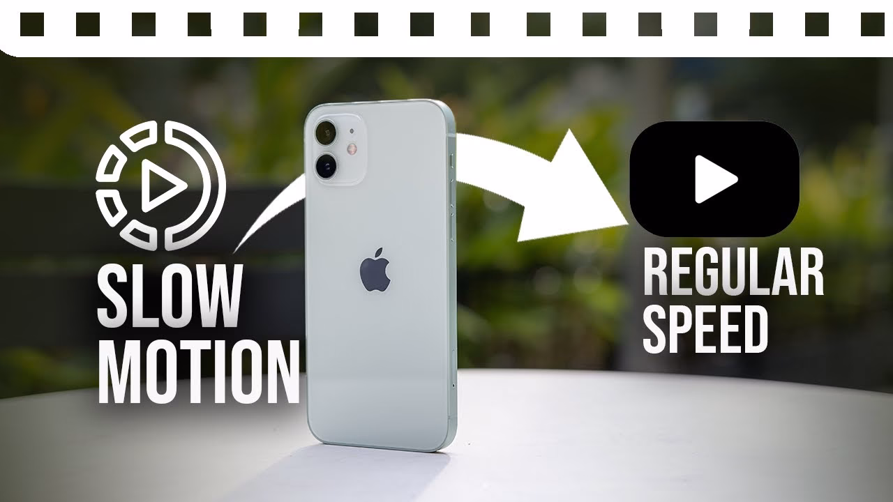 How to make a slow motion video on iPhone?