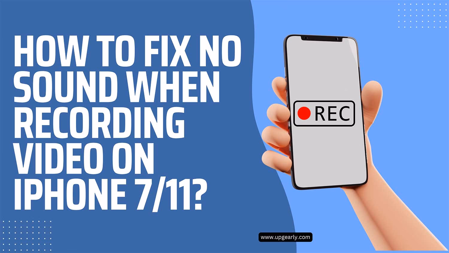 How to fix screen recording iPhone no sound issue?