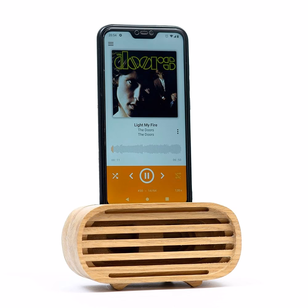 What is a horn shaped iPhone amplifier?