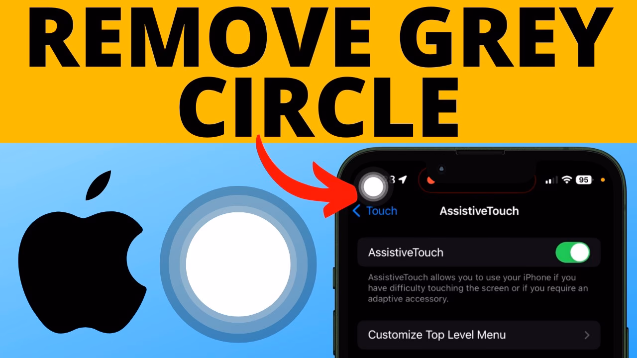 How do I get the circle thing on my iPhone?