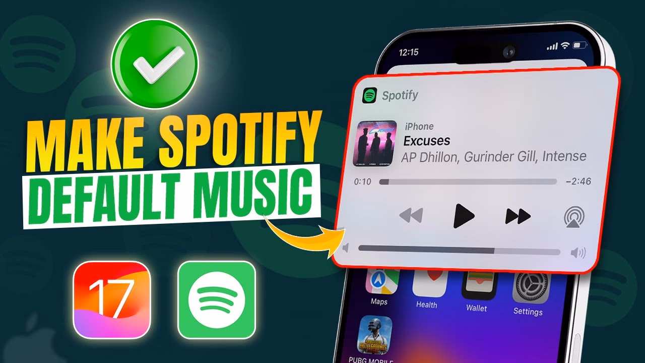 Can I set Spotify as my default music player?