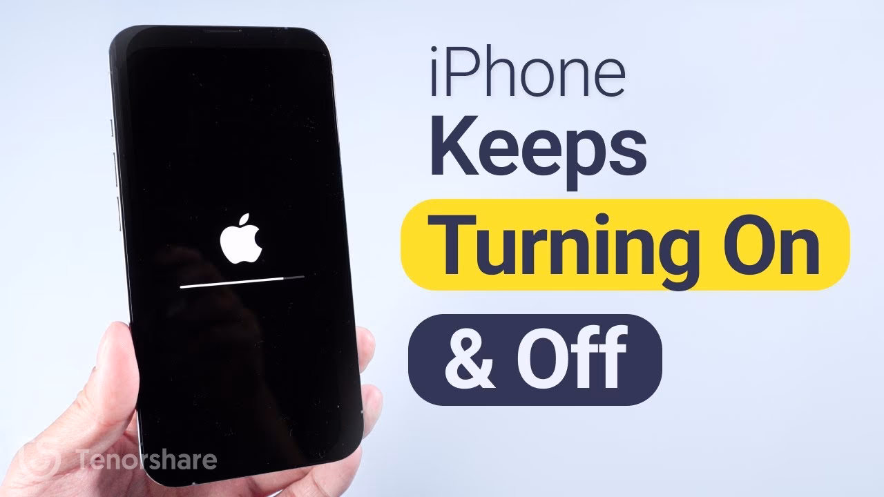 How to prevent iPhone from turning on and off constantly?