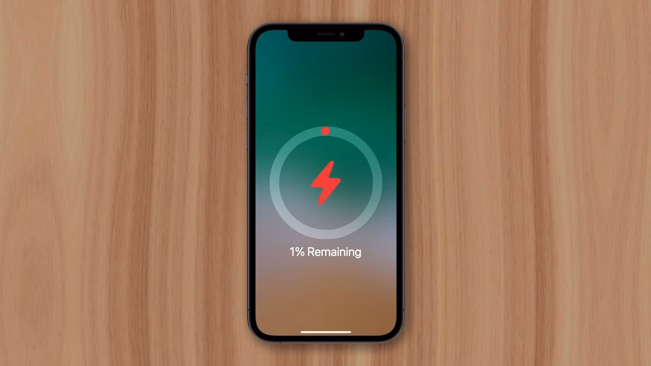 Why is my iPhone stuck on one percent?