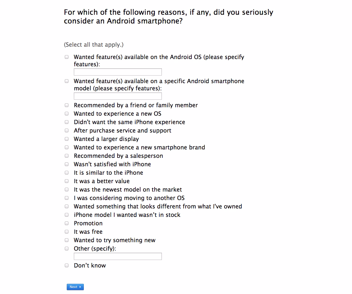 What is a mobile phone survey?