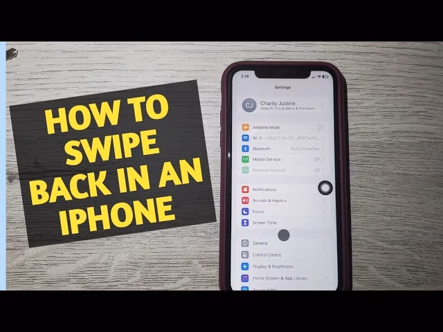 Does swiping a page take you Back?