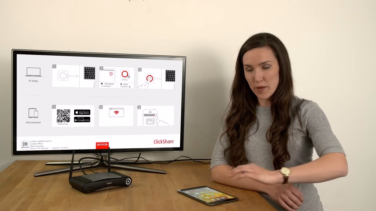 What is clickshare app?