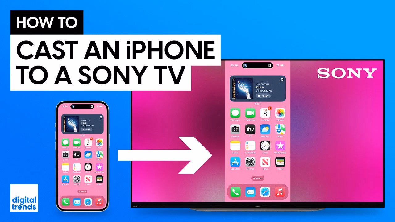 How to use airplay on Sony TV?