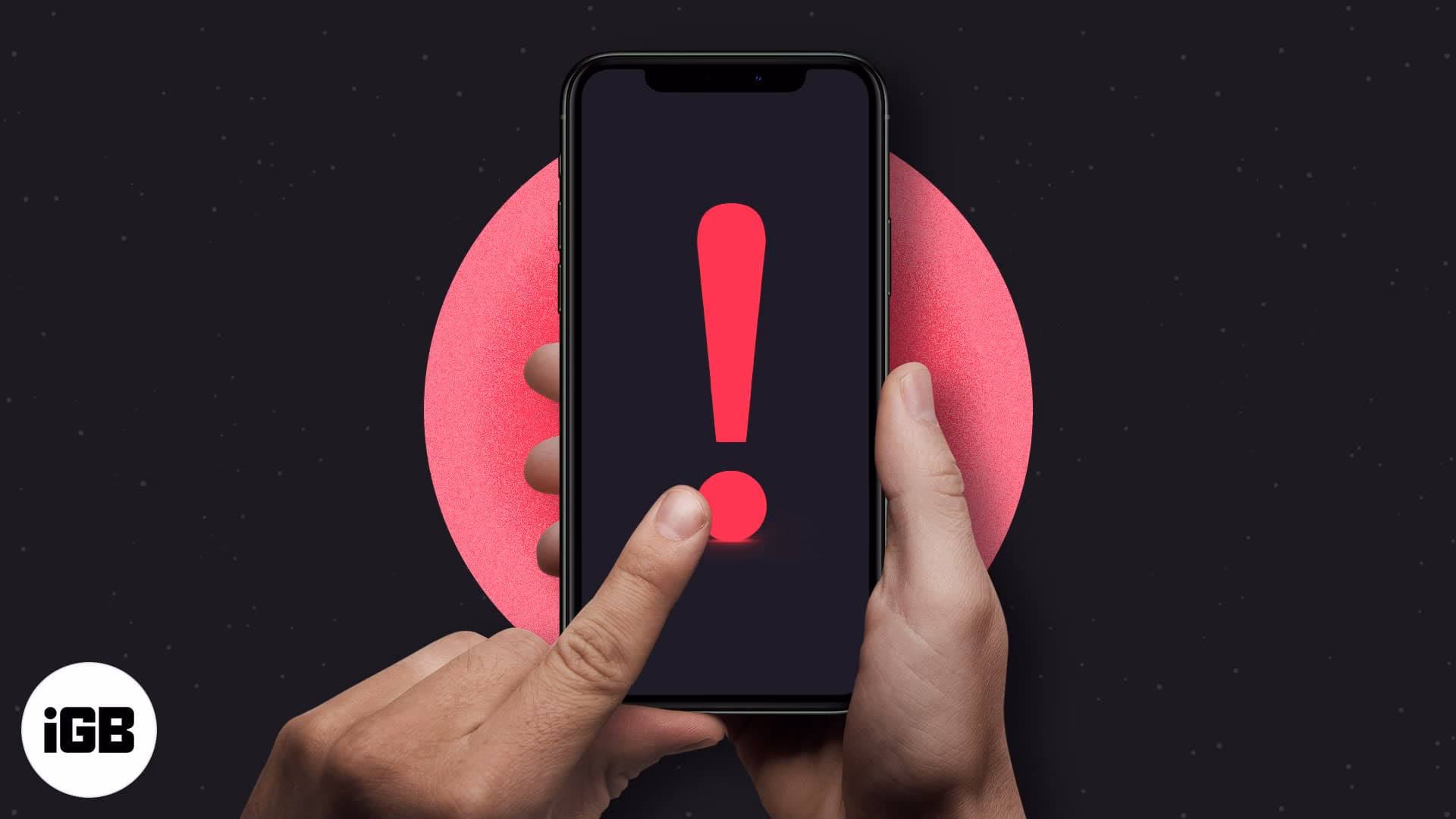 How do I fix a touchscreen problem on my iPhone?