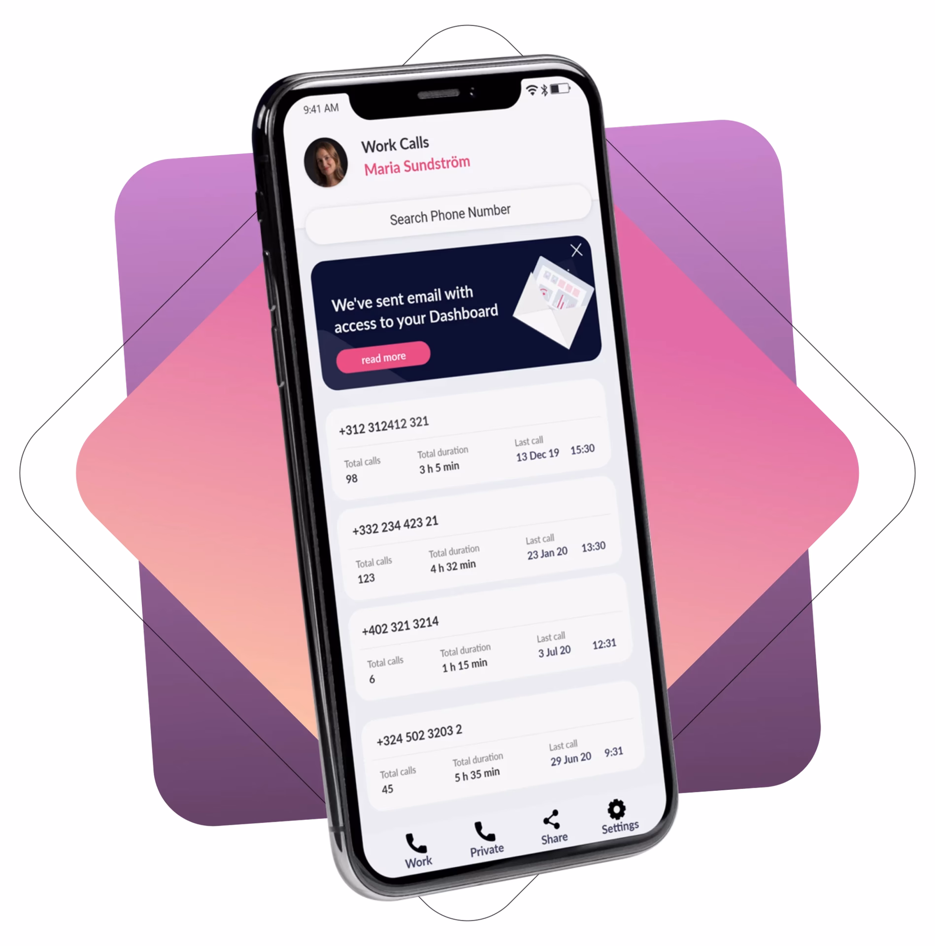 Do you have a list of incoming and outgoing calls on iPhone?