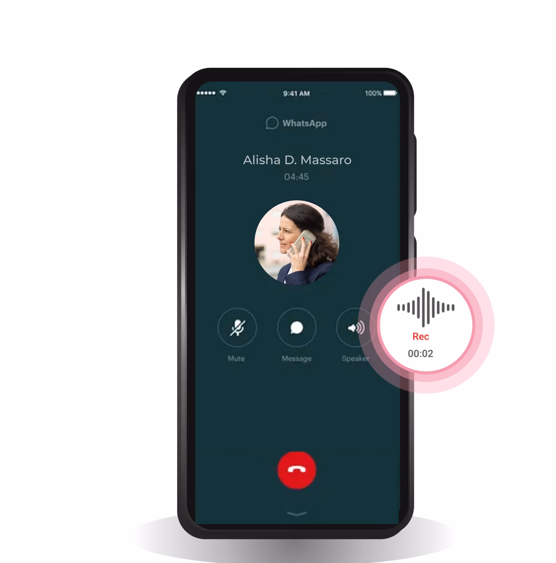 What does the iPhone phone app tell you about a call?