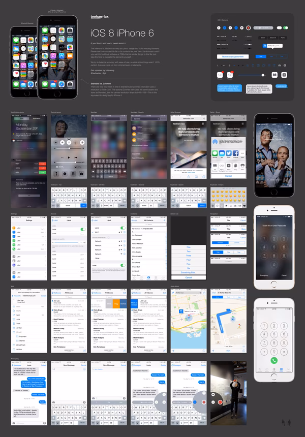 Is there a free iOS 11 UI Kit?