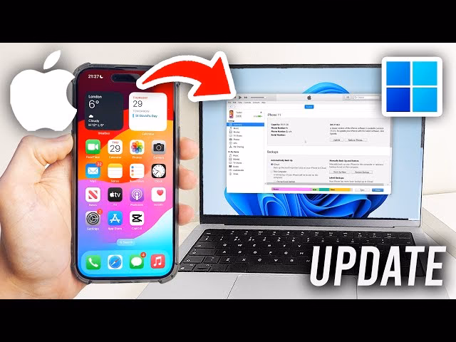 How do I update my iPhone from a computer?