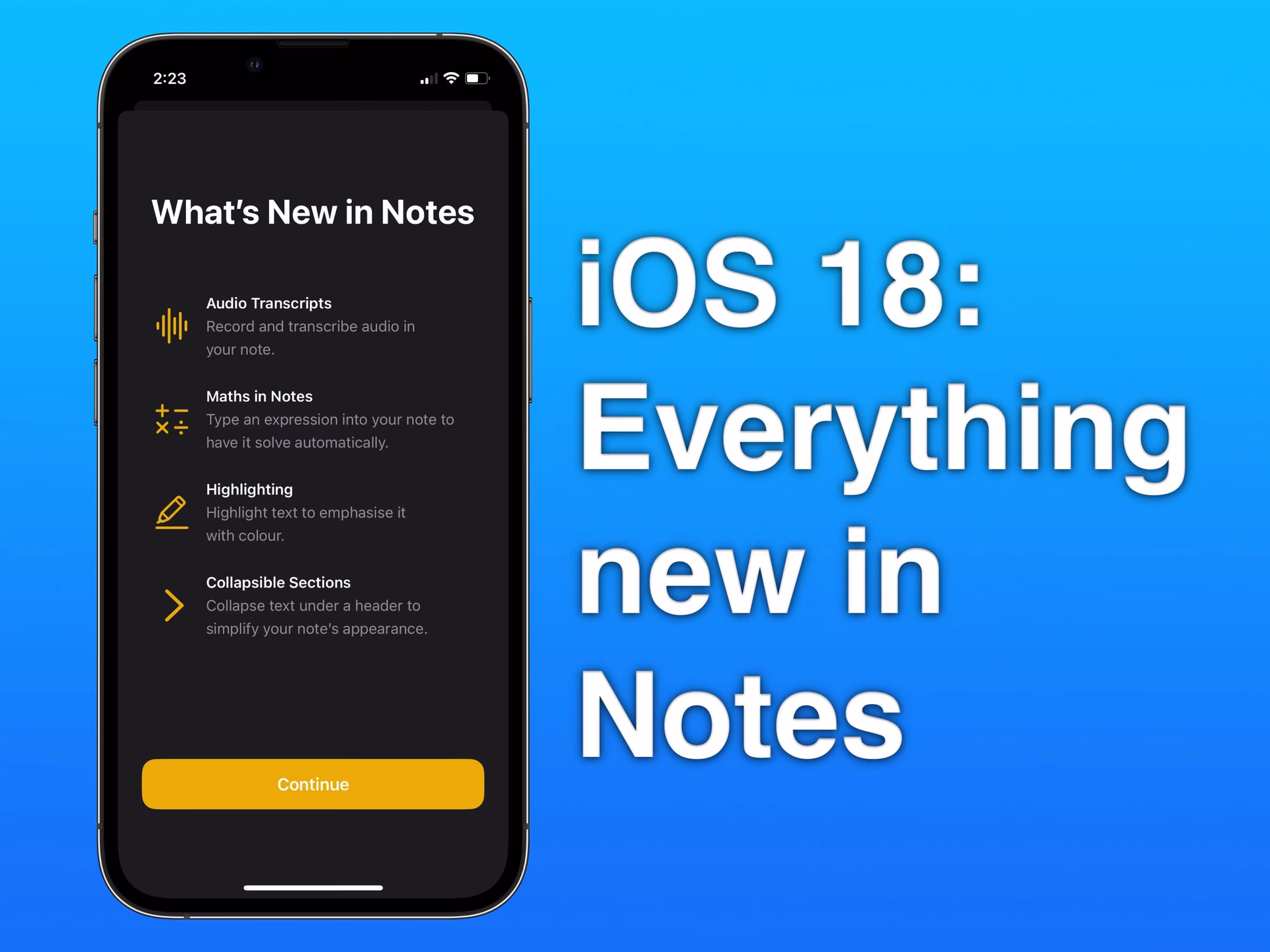 Can iCloud update notes on all devices?