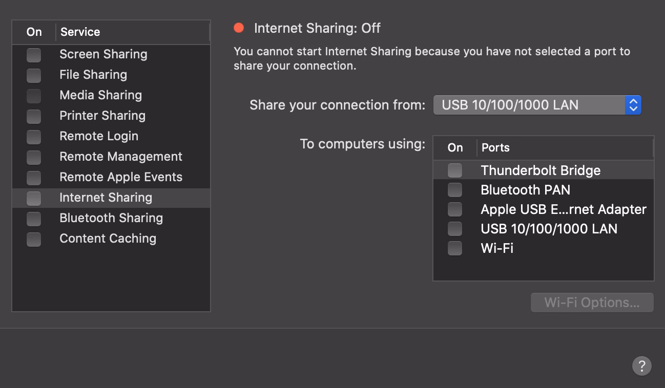 How do I connect my iPhone USB to my Network?