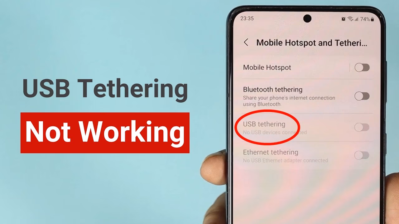 How do I know if my iPhone is USB tethered?