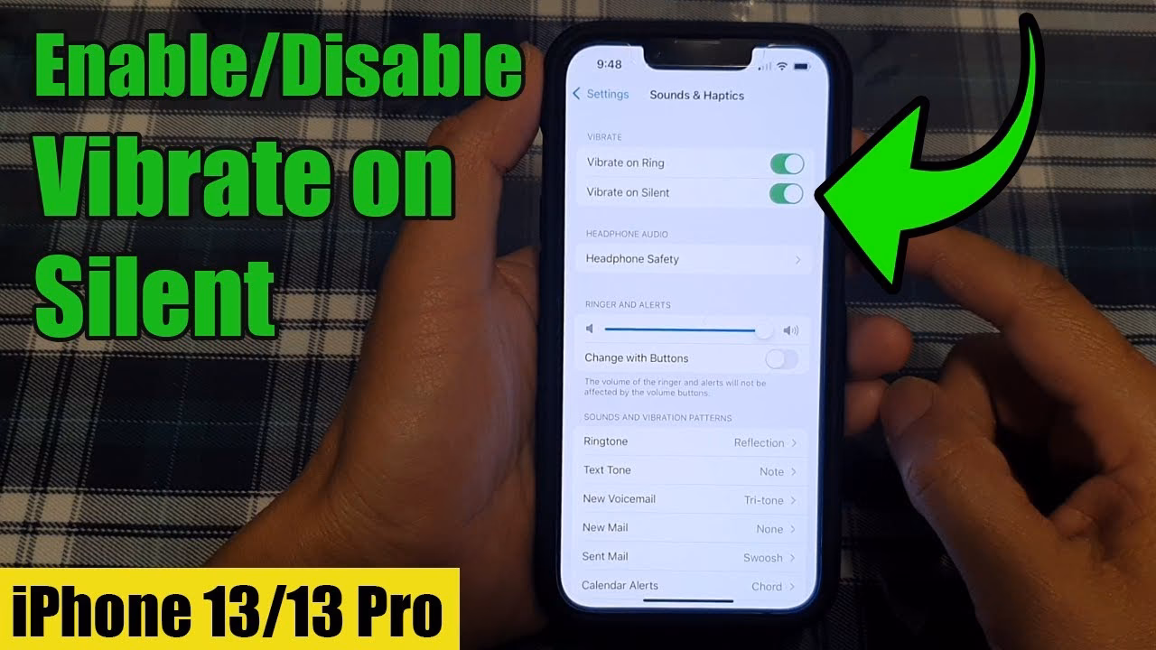 How do I turn off vibration on my iPhone?