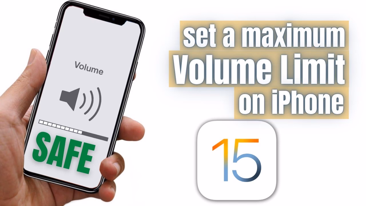 How do I limit how loud my iPhone will play through headphones?