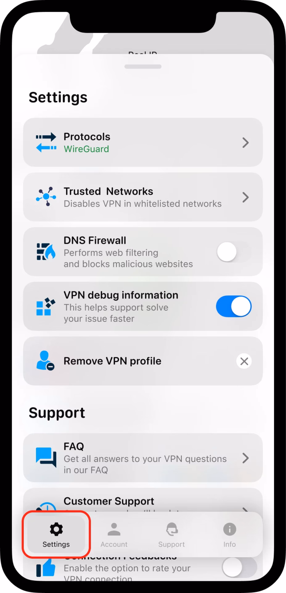 How do I use a VPN on my iPhone?