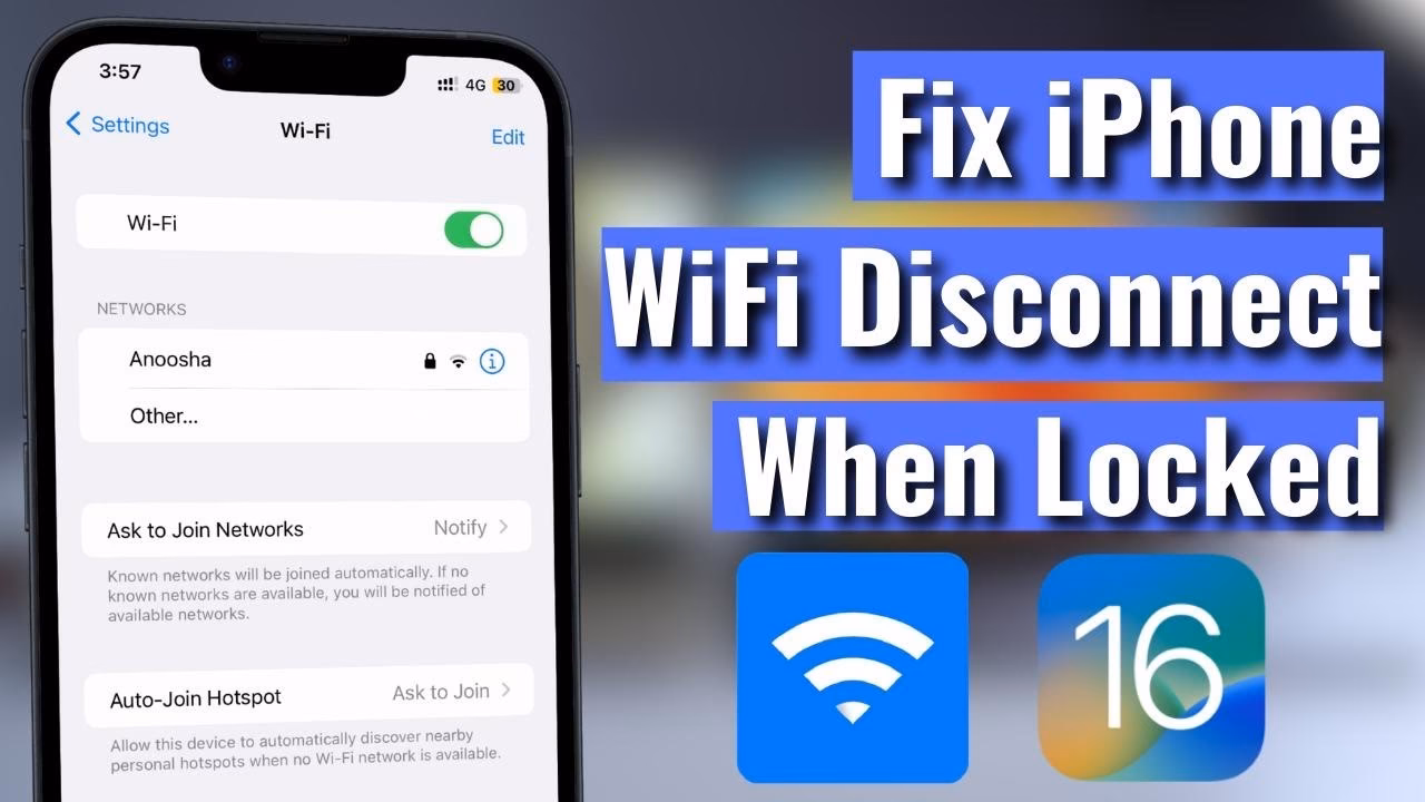 Why does my iPhone keep disconnecting from WiFi?