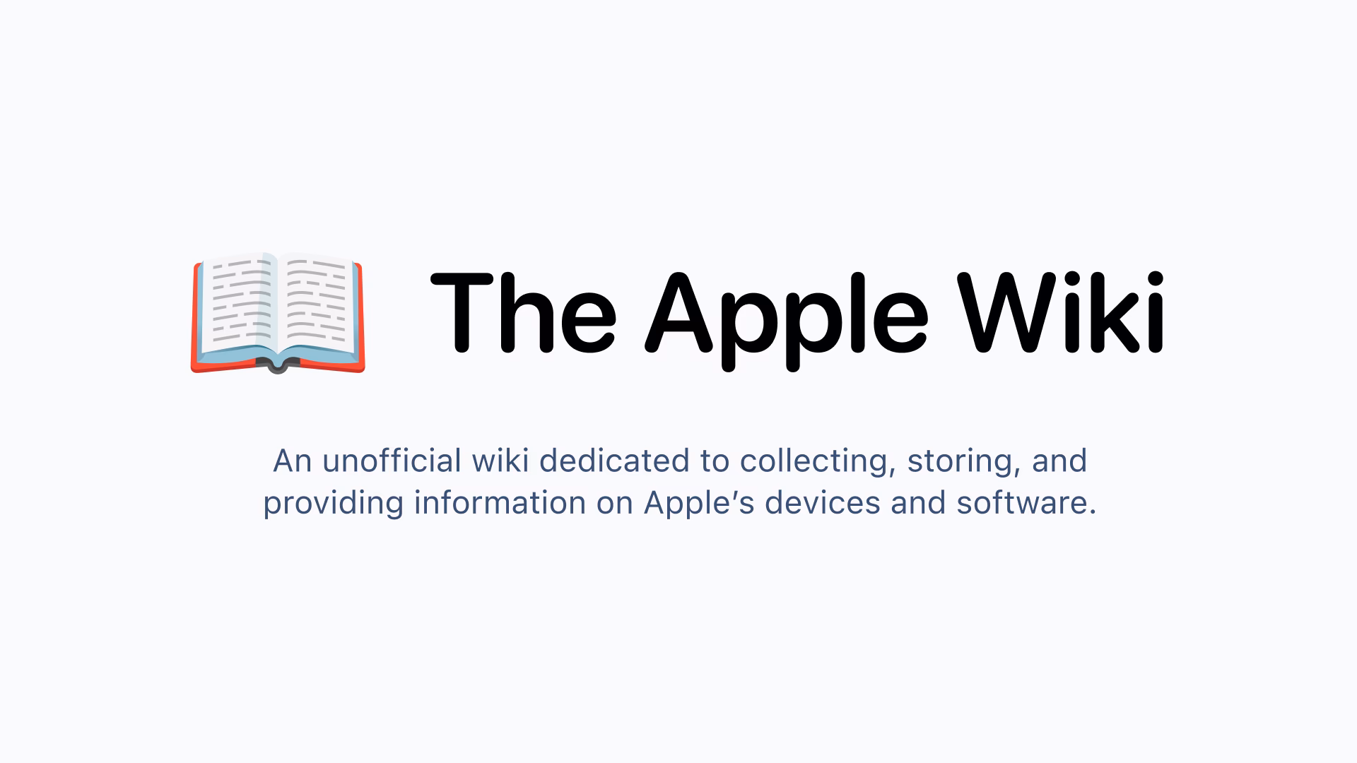 What is Apple wiki?