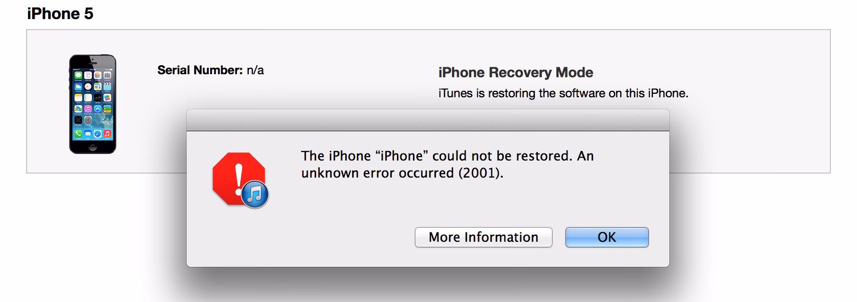 What if iTunes fails to restore my iPhone?