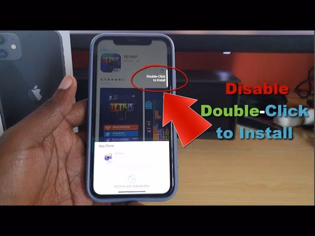 How to use double click on iPhone 11?