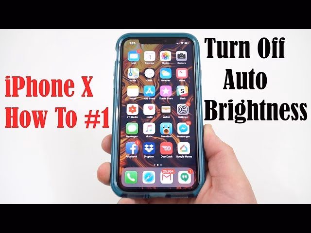 How do I Turn OFF Auto Brightness on my iPhone?