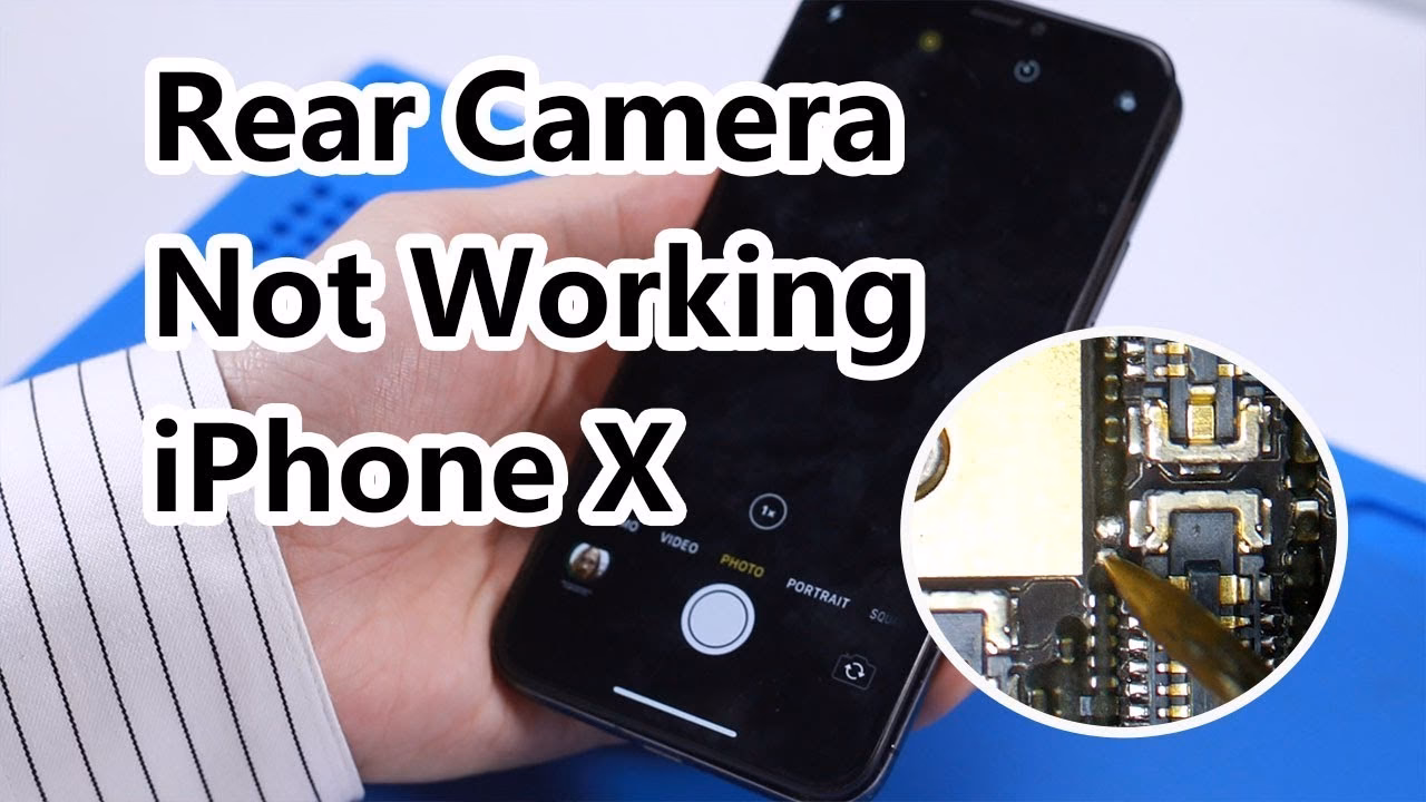 Why is my iPhone X camera not working?