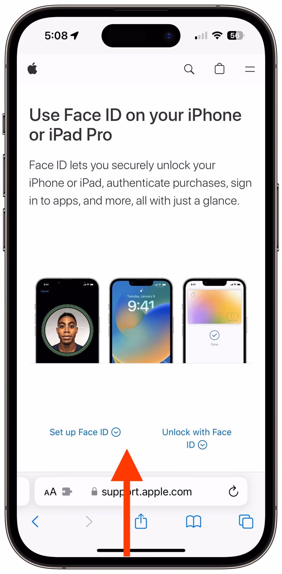 How do I get Face ID on my iPhone X?