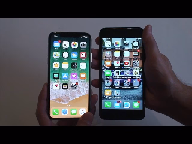 What is the difference between iPhone X & 4?