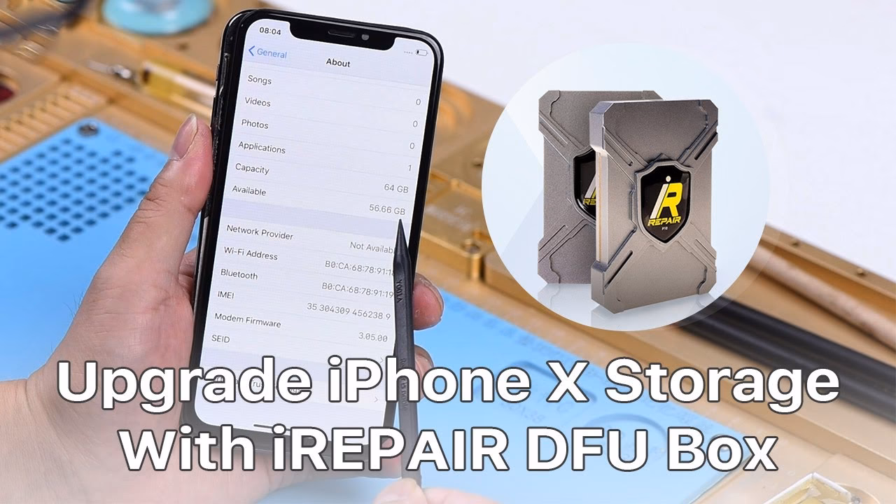 How do I know how much storage my iPhone X has?