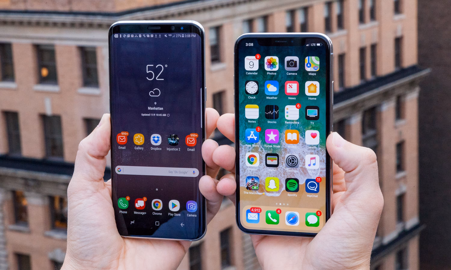 Which is better Samsung Galaxy Note 8/s8 or iPhone 8/8 plus?