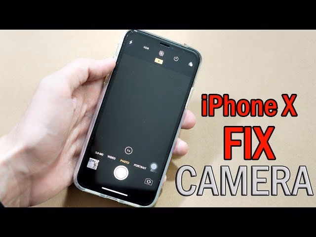 How do I flash a camera on my iPhone X?