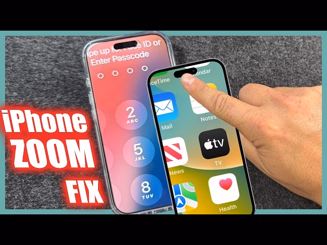 How to zoom in on iPhone?