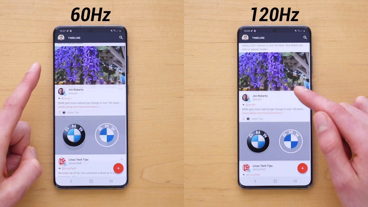 What does 90Hz display mean?