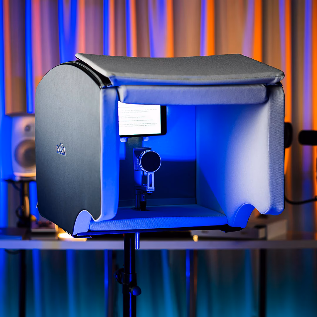 What is a portable vocal booth?