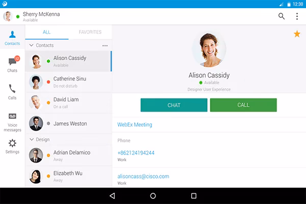 What are the key features of Cisco Jabber?