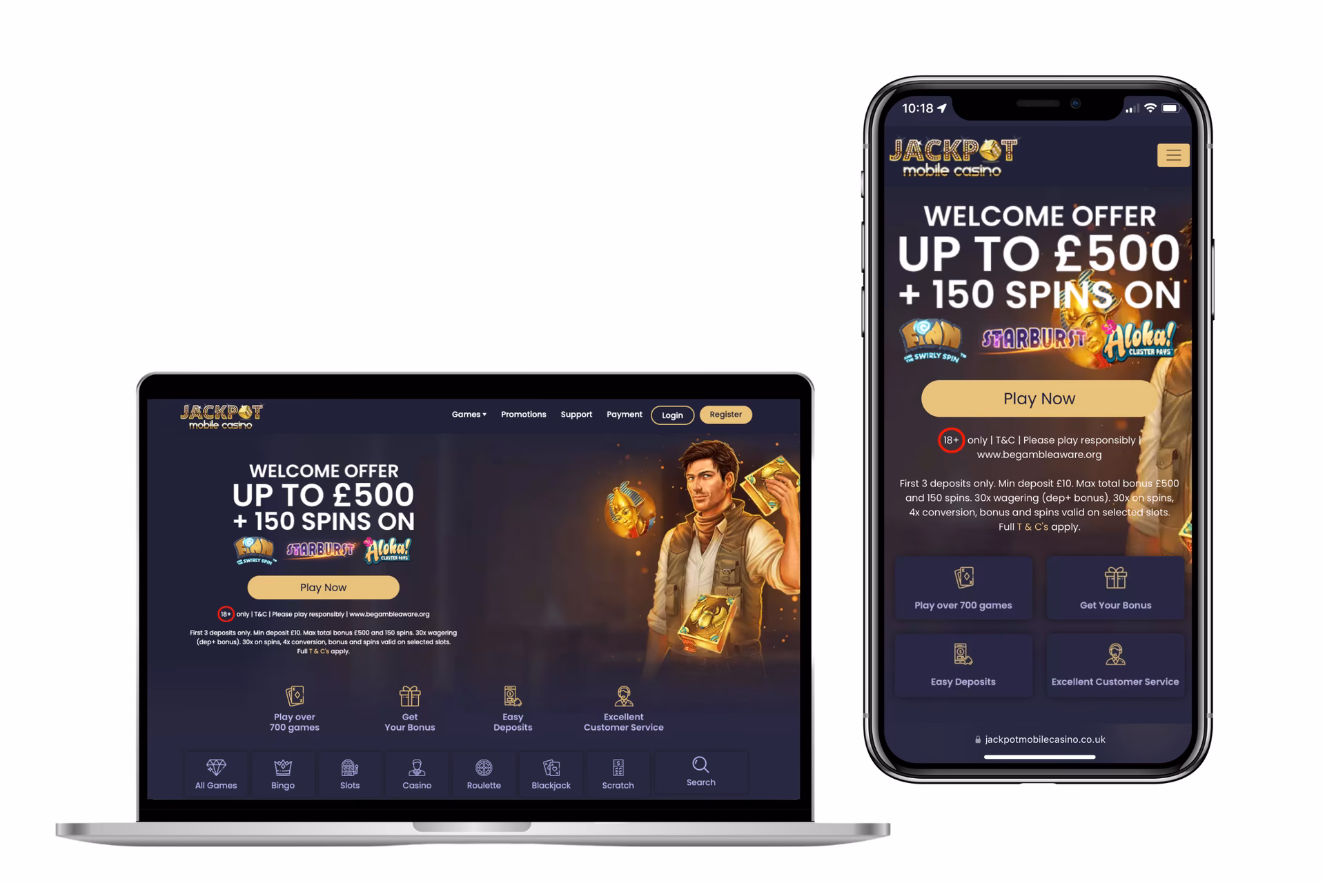 How to play Jackpot mobile casino games?