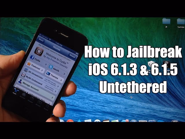 How to jailbreak tethered on iOS 6?