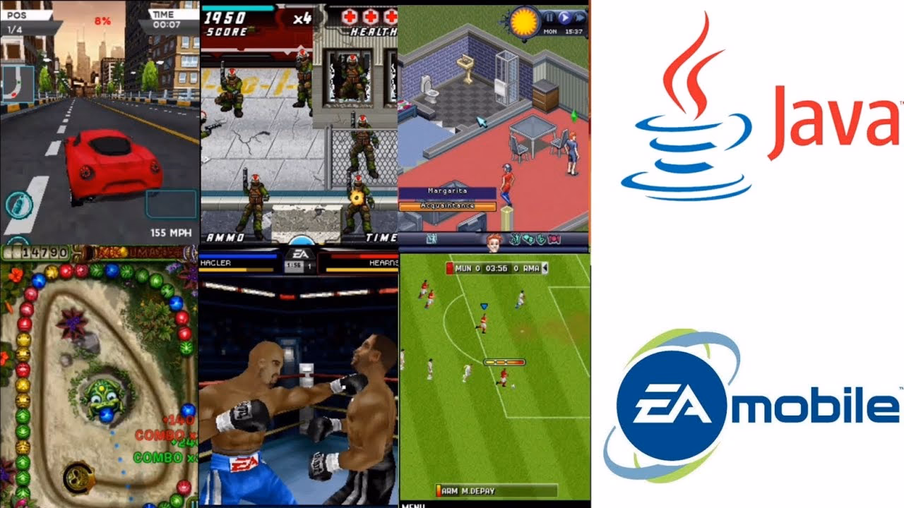 When were Java supported mobile games invented?