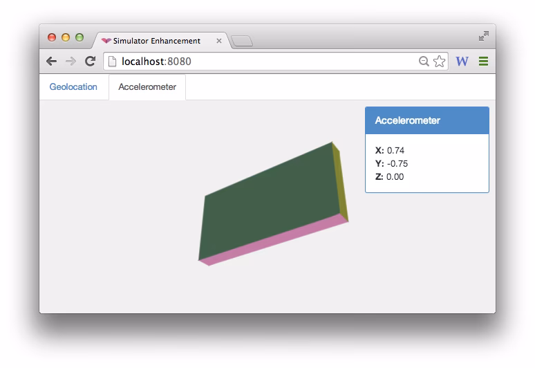 How do accelerometers work on iOS devices?