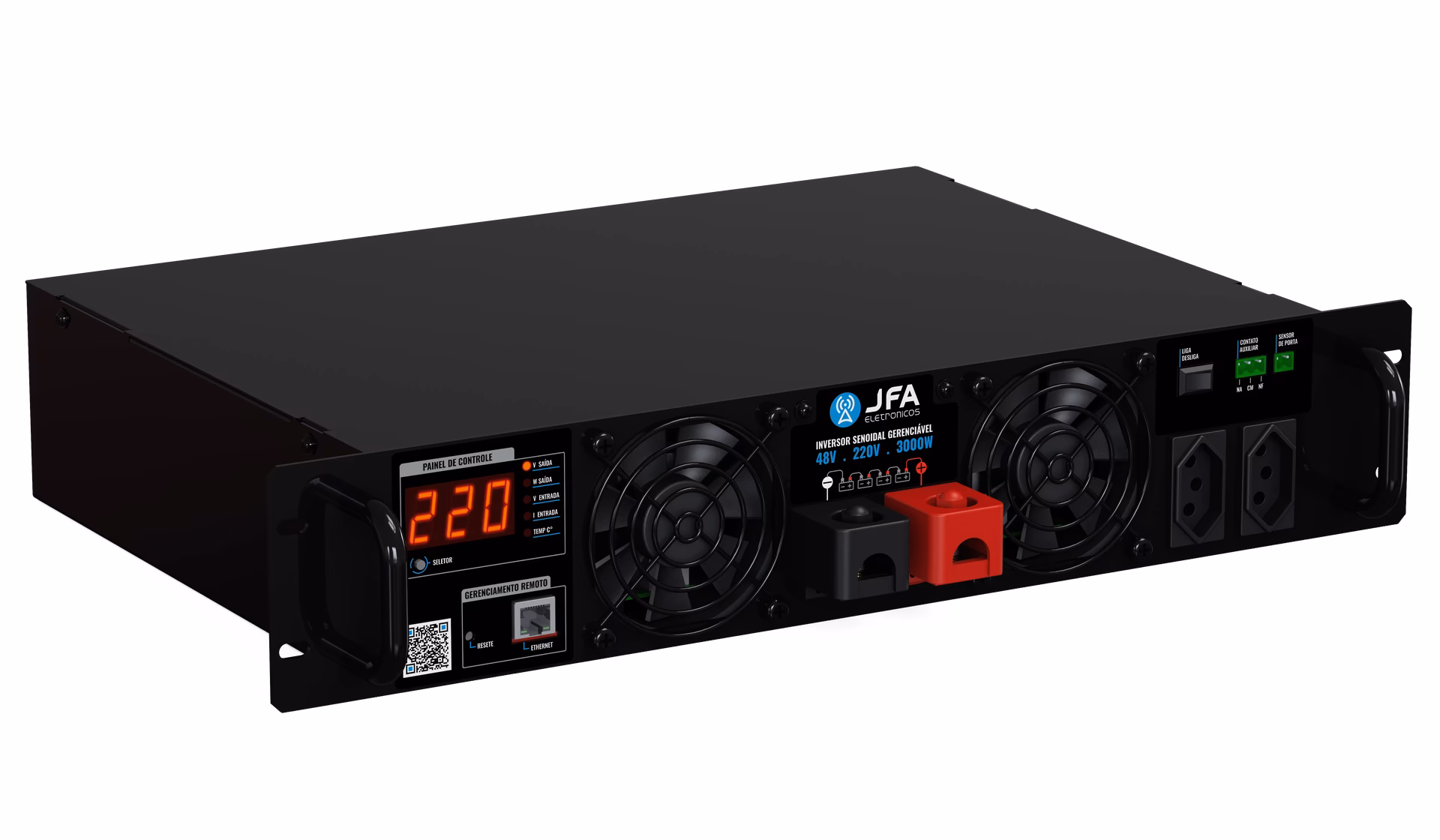 Qual é a razão social da JFA eletronicos?